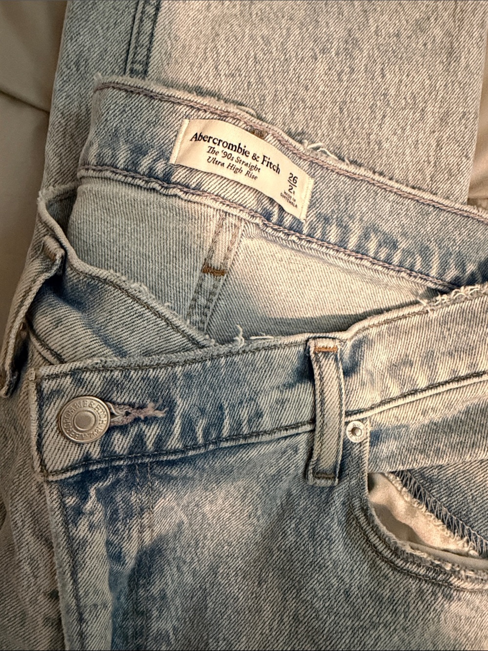 Abercrombie & Fitch Light Blue High-Rise Women’s Jeans